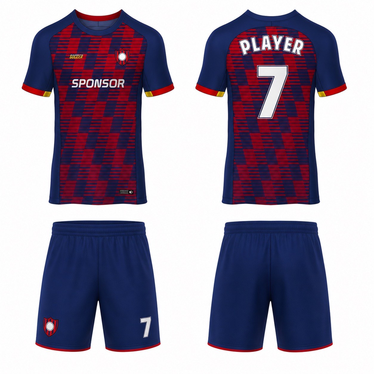 1920 运动服花纹图案 style 062 football jersey and shorts set