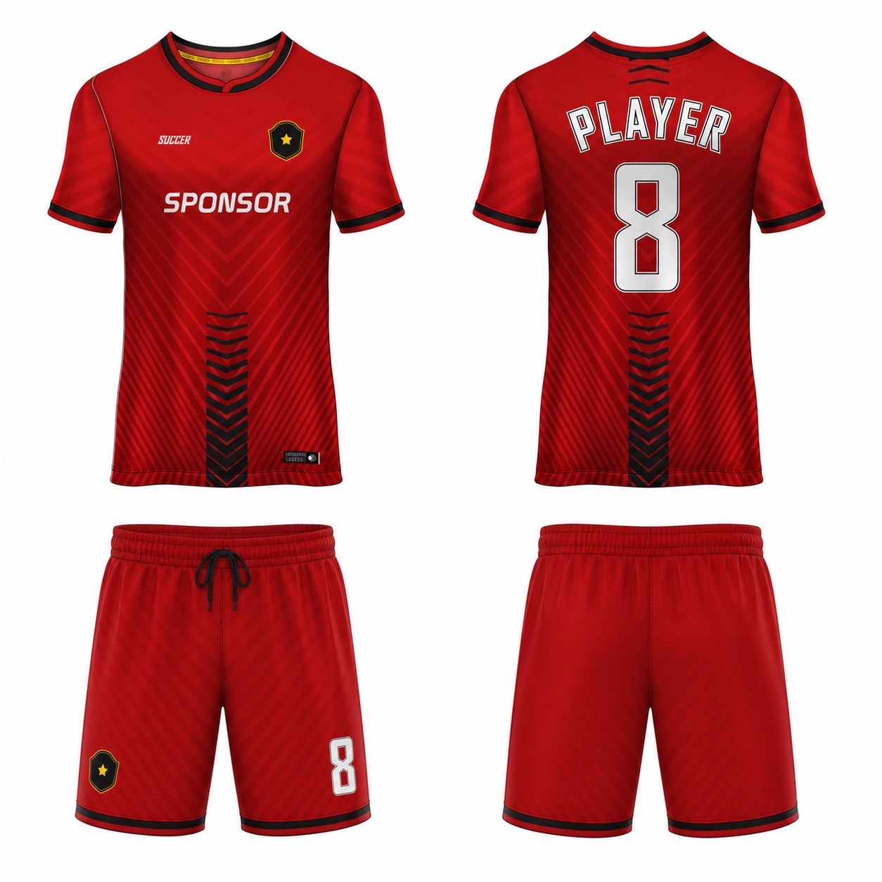 1920 运动服花纹图案 style 073 football jersey and shorts set