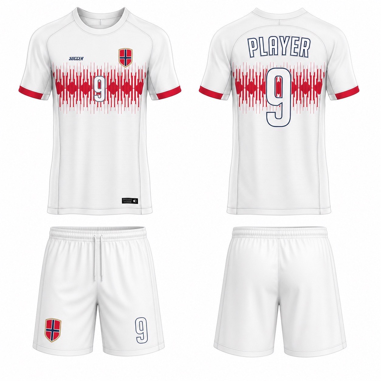1920 运动服花纹图案 style 074 football jersey and shorts set