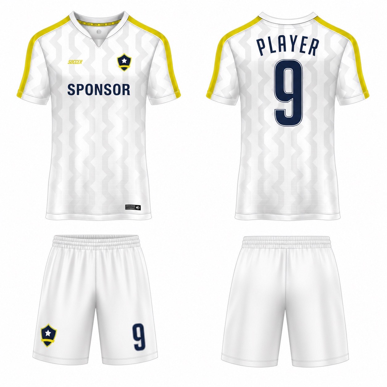 1920 运动服花纹图案 style 075 football jersey and shorts set