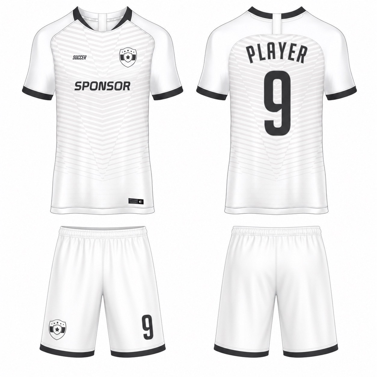 1920 运动服花纹图案 style 076 football jersey and shorts set