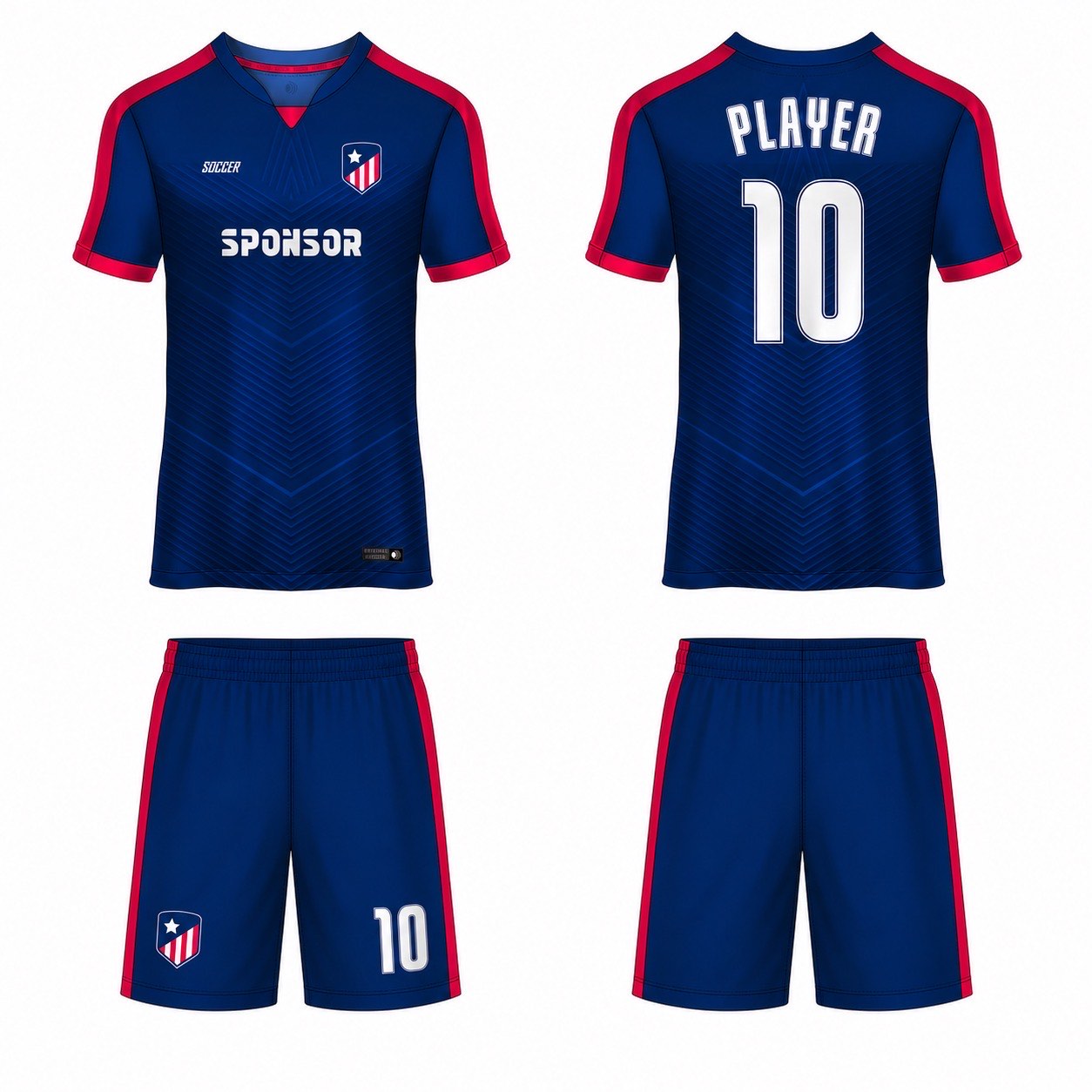 1920 运动服花纹图案 style 108 football jersey and shorts set