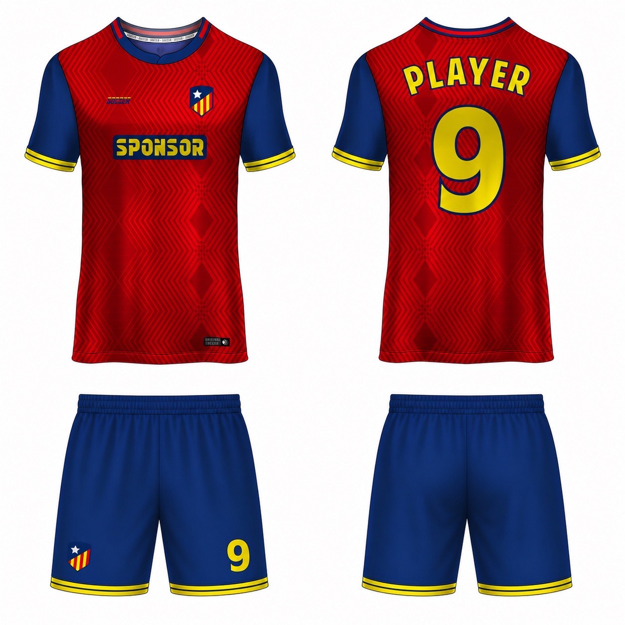 1920 运动服花纹图案 style 125 football jersey and shorts set