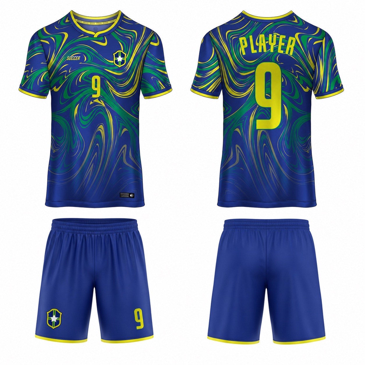 1920 运动服花纹图案 style 130 football jersey and shorts set