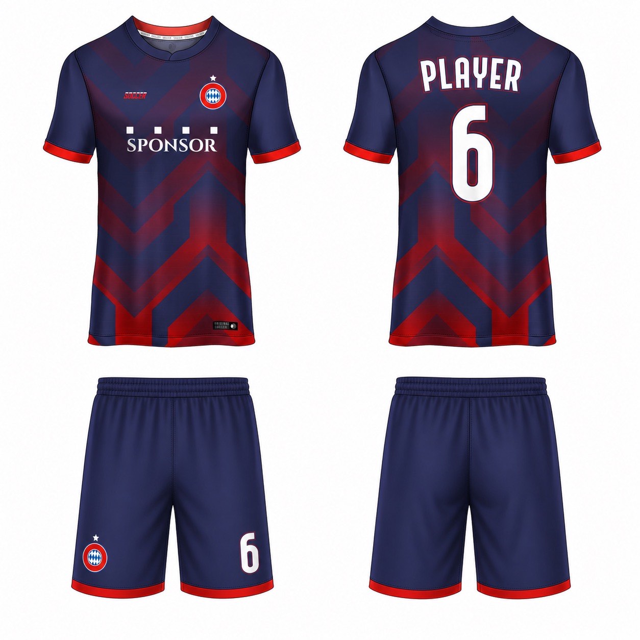 1920 运动服花纹图案 style 140 football jersey and shorts set