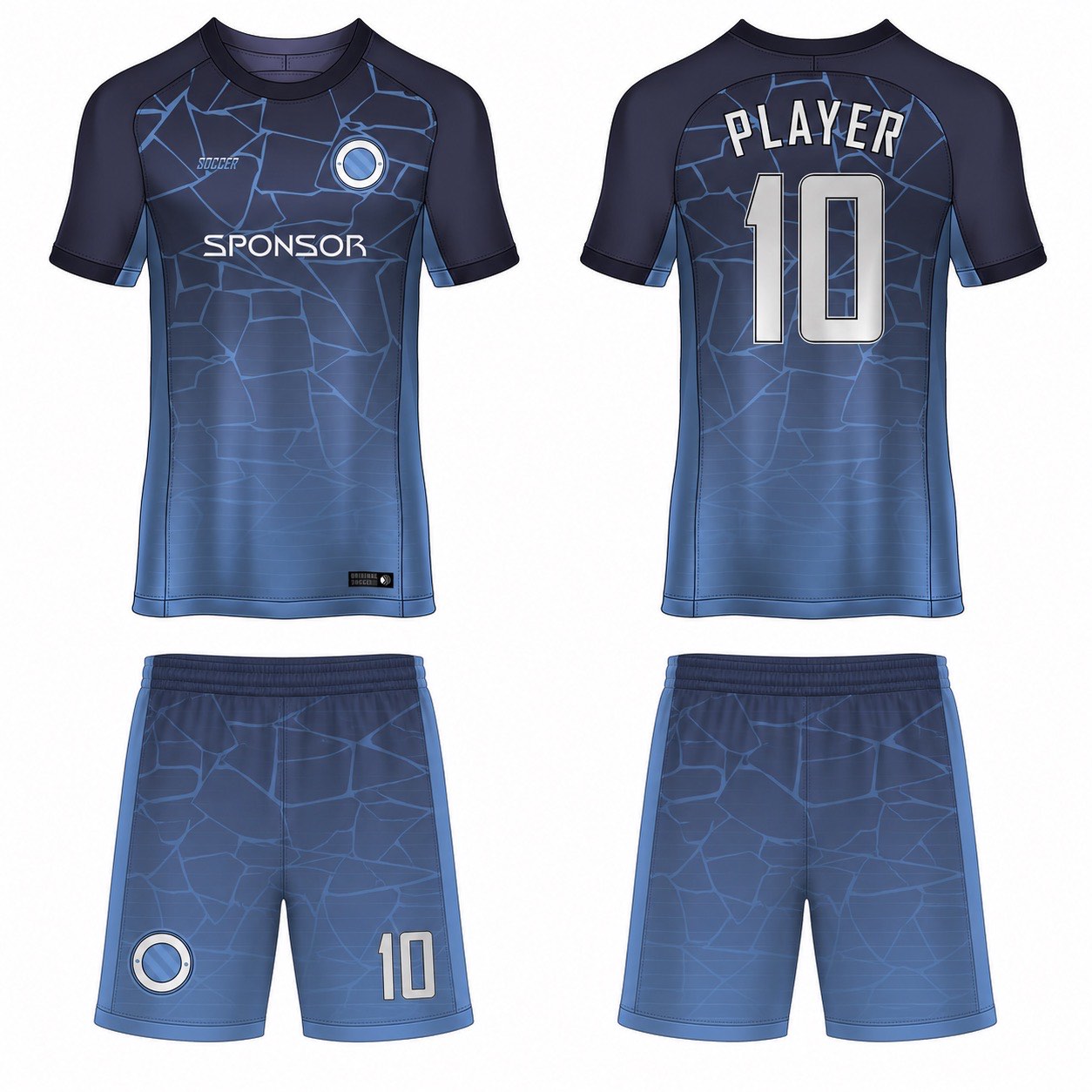 1920 运动服花纹图案 style 150 football jersey and shorts set